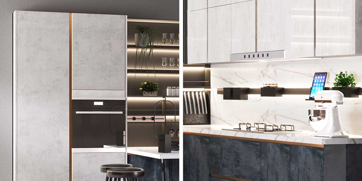 L-shaped Italian Kitchen Cabinets Italian Kitchen Cabinets