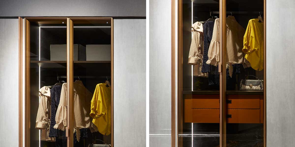 Bespoke Built-in Ceiling High Wardrobe