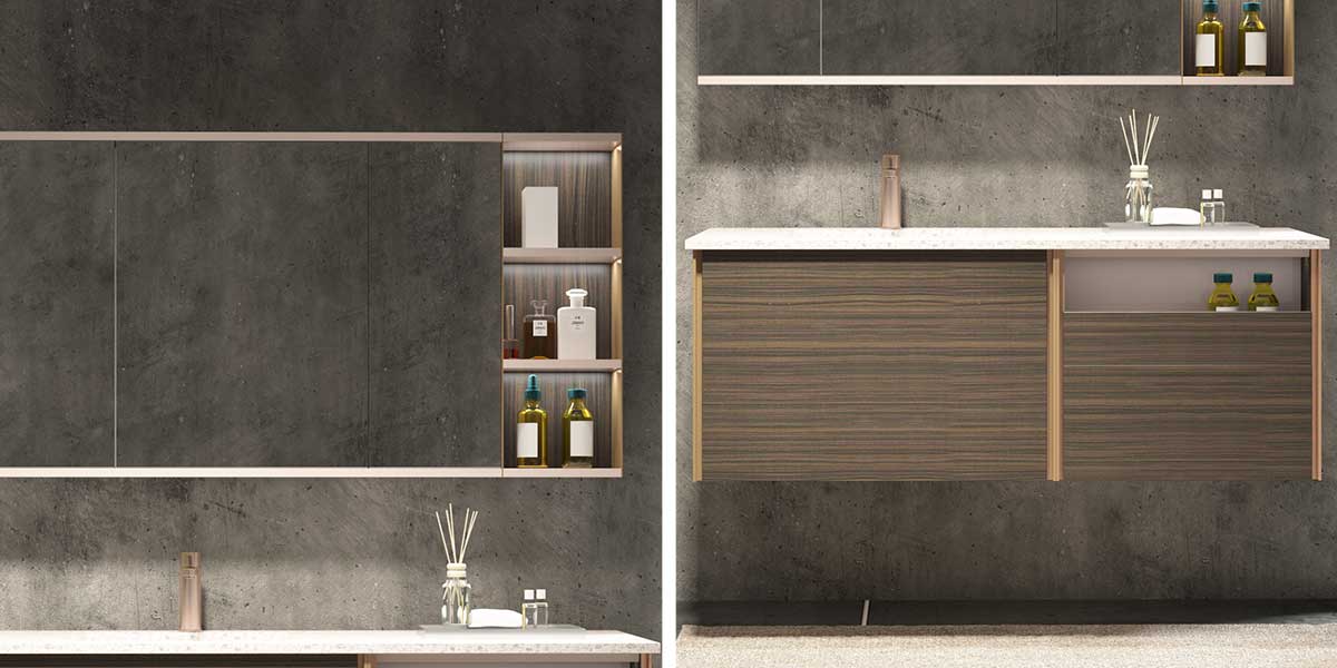 Modern Brown Bathroom Cabinet Modern Brown Bathroom Cabinet