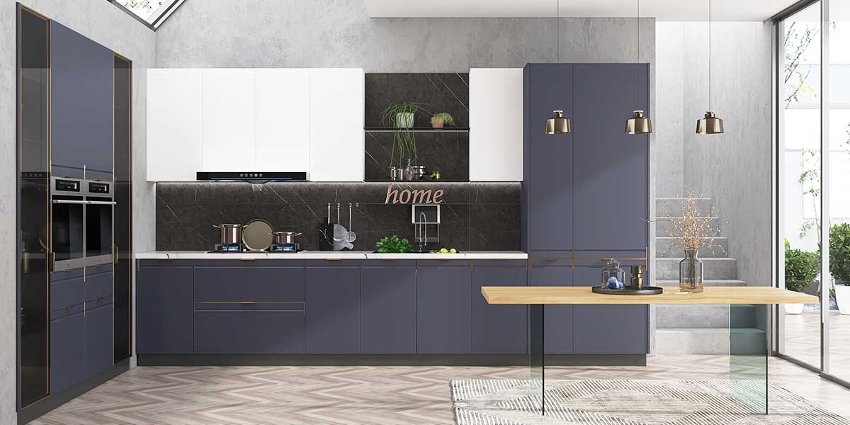 Modern Lacquer Kitchen Cabinet