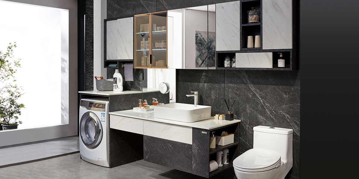 Bathroom and Laundry Cabinet in Laminate Finish