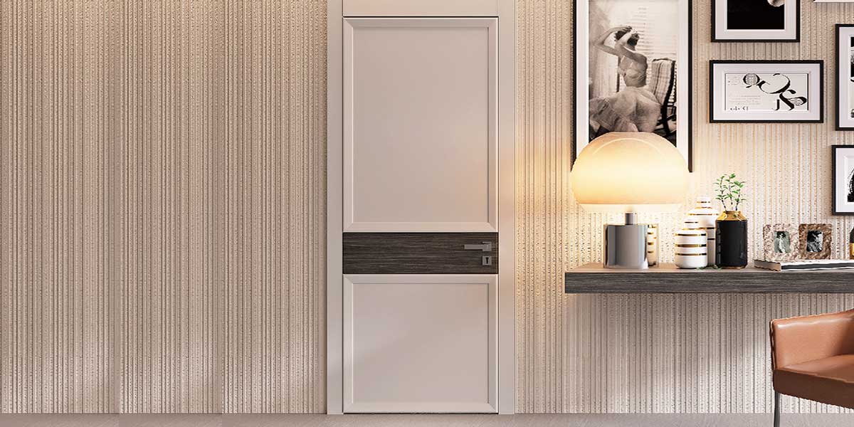 White Lacquer Wooden Flat Door White Lacquer Wooden Flat Door
