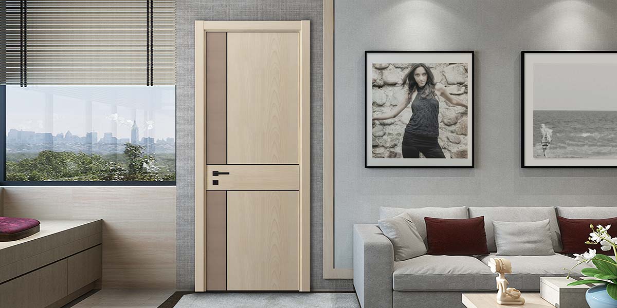 Beige Natural Wood Internal Single Door Beige Natural Wood Internal Single Door