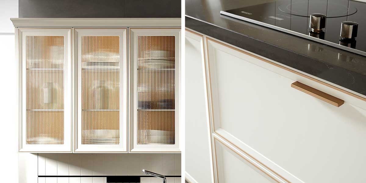 White Shaker PVC Kitchen Cabinets Set