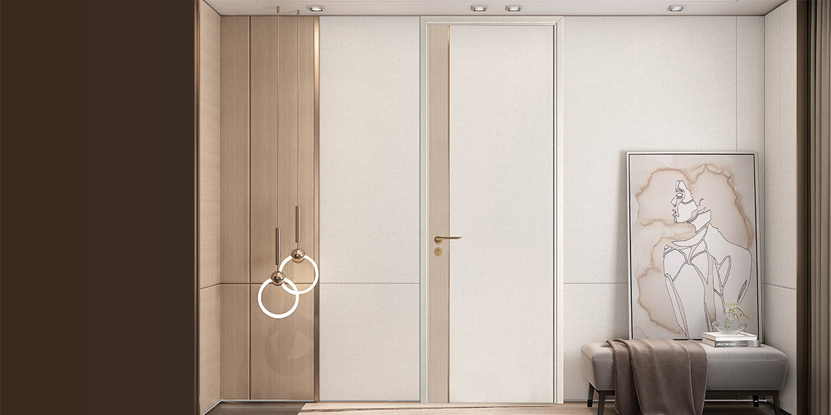 White PVC Door Simple Style White PVC Door Simple Style