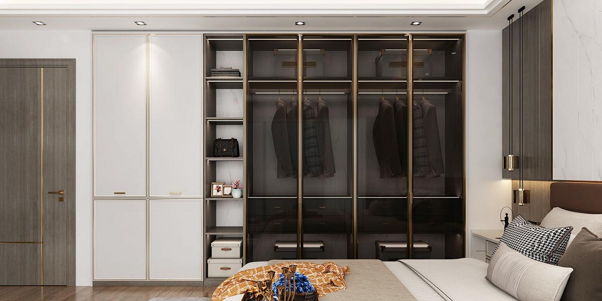 Modern PVC L-Shaped Wardrobe with Dressing Table Modern PVC L-Shaped Wardrobe with Dressing Table