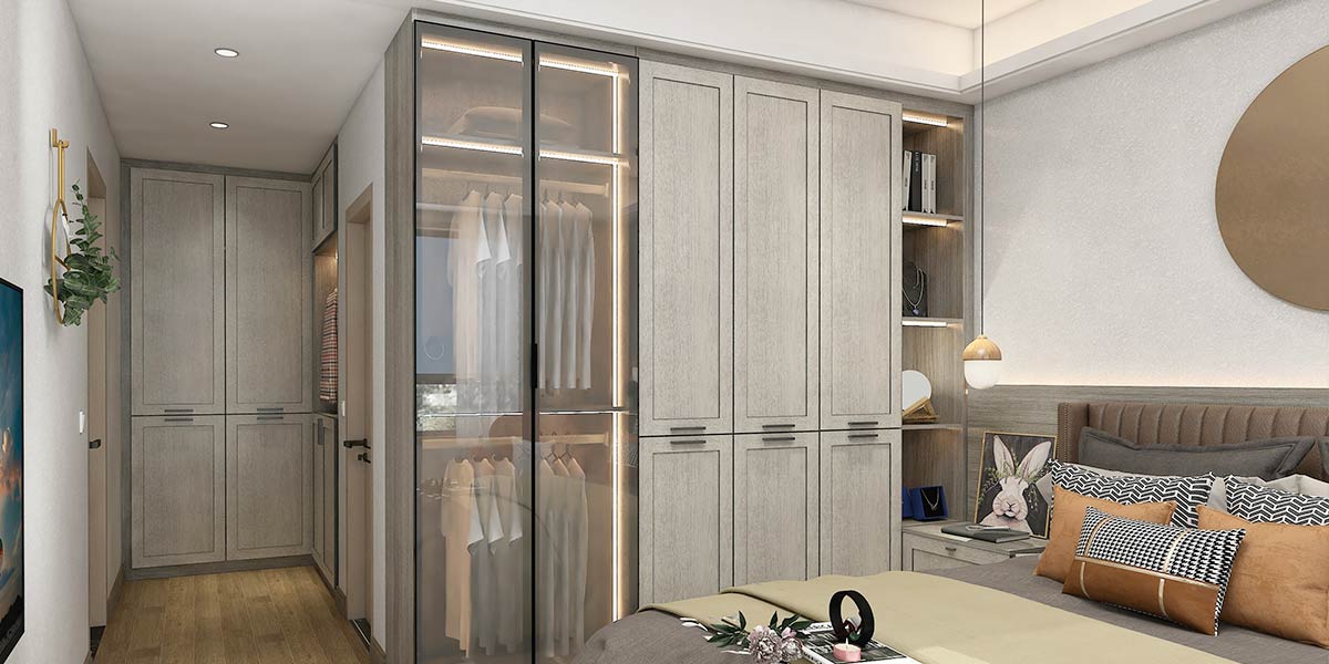 Built in Wardrobe Shaker Style