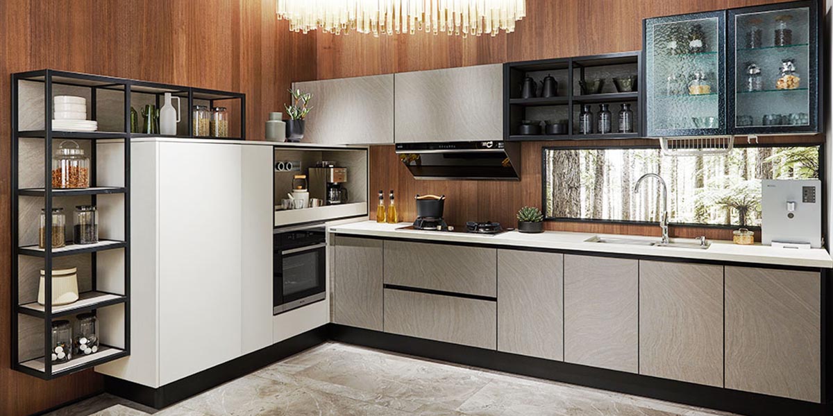 Modern Simple L Shaped Kitchen Units