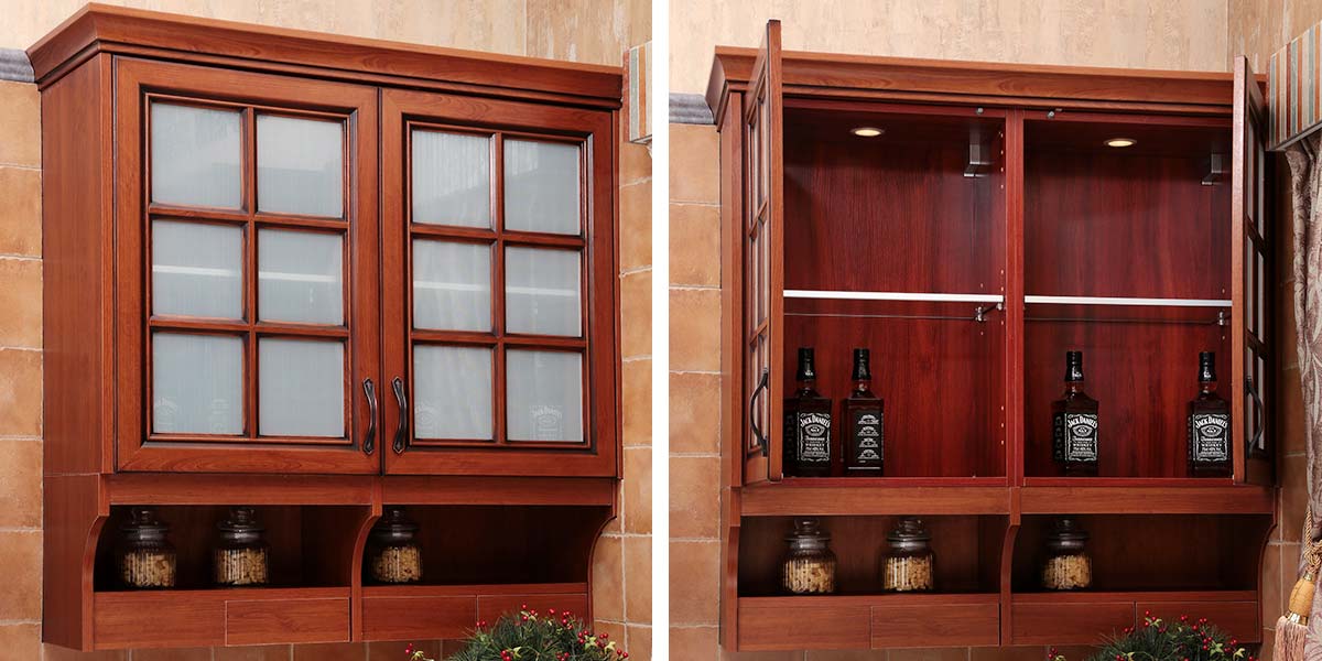 Traditional Wooden European Kitchen Furniture