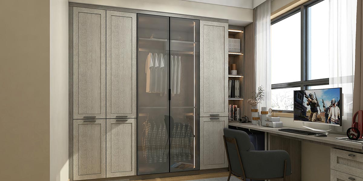 Built in Wardrobe Shaker Style