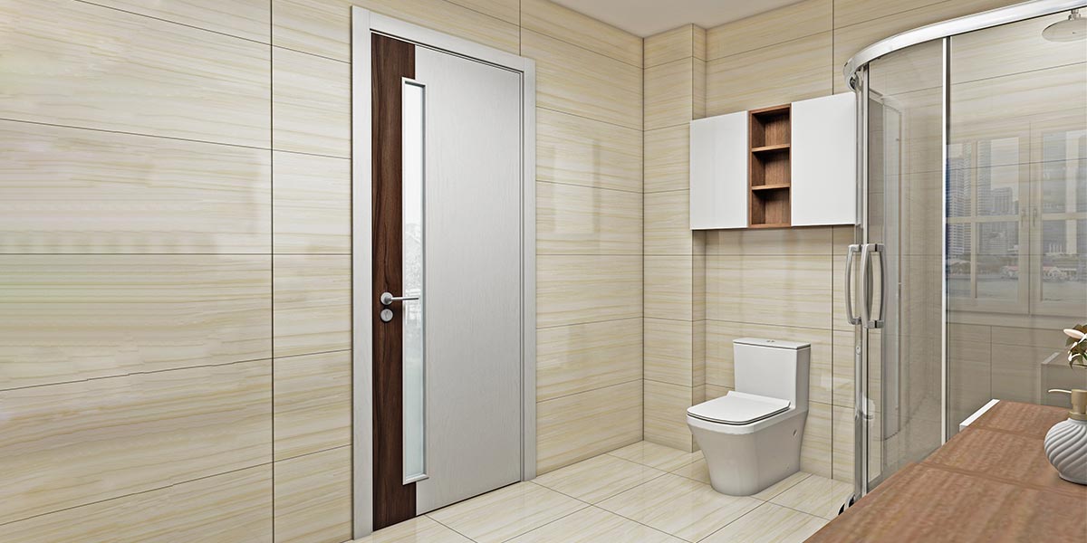 Bespoke Room Door in White and Wood Bespoke Room Door in White and Wood