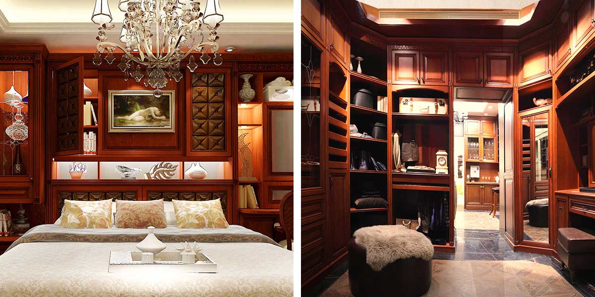 bedroom walk in closet