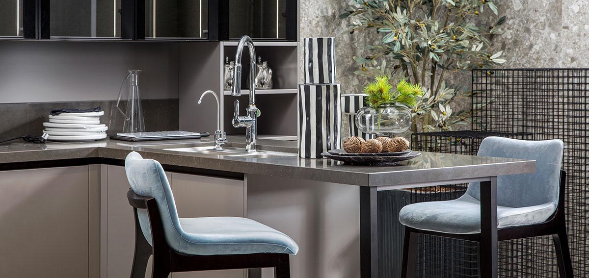 Kitchen Cabinets extended bar