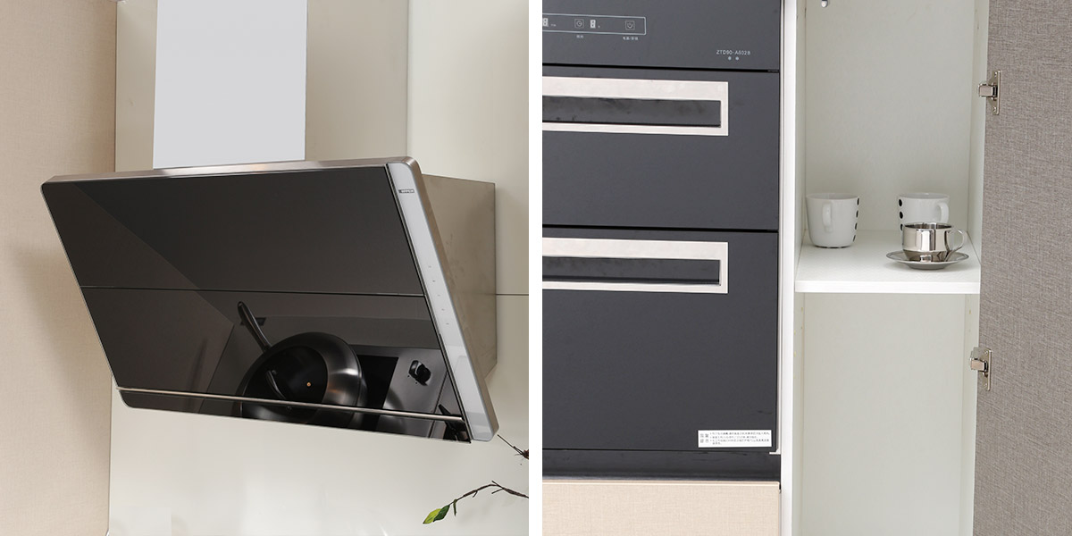 Small Kitchen Cabinets in One Wall Layout