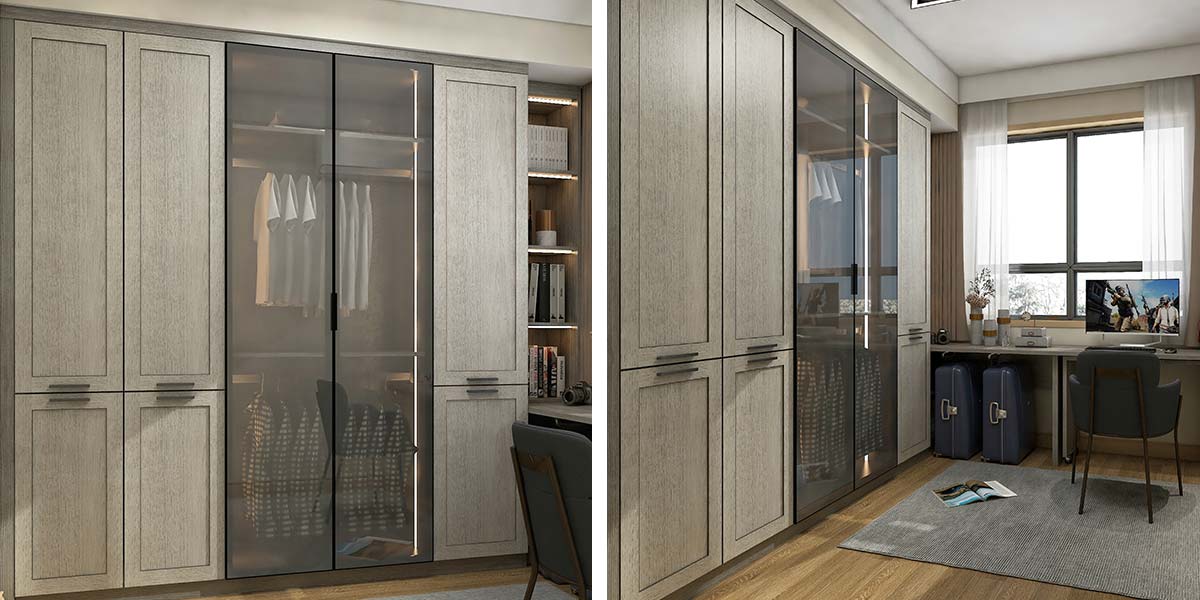 Built in Wardrobe Shaker Style