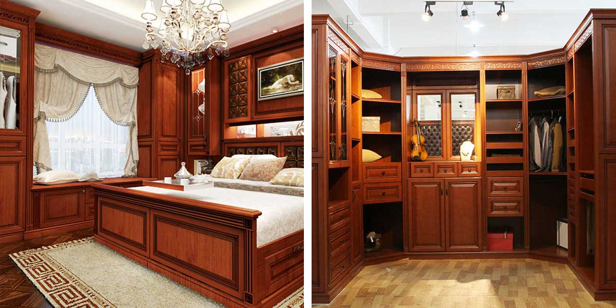 bedroom walk in closet