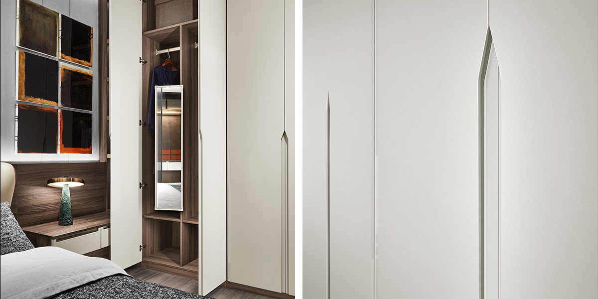 Modern Matte Lacquer White Wardrobe Modern Matte Lacquer White Wardrobe