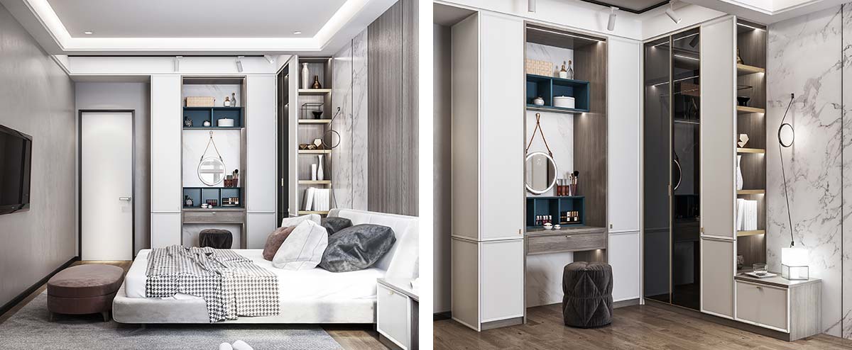 Wardrobe with Dressing Table