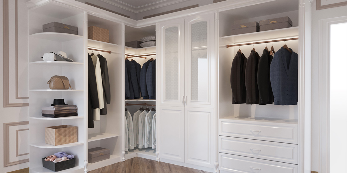 Open Walk in Closet Design