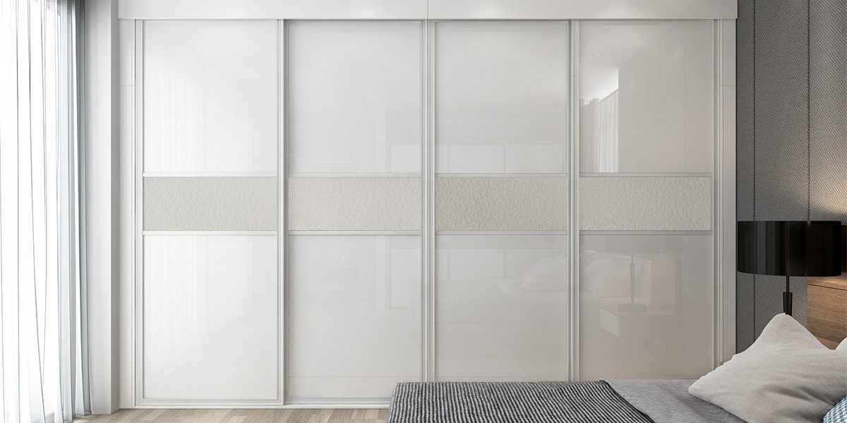 High Gloss White Wardrobe