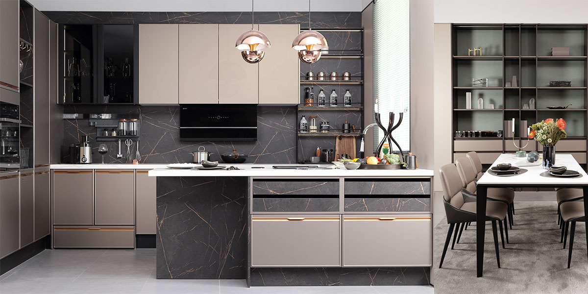 Contemporary Thermofoil Kitchen Cabinet Set Contemporary Thermofoil Kitchen Cabinet Set