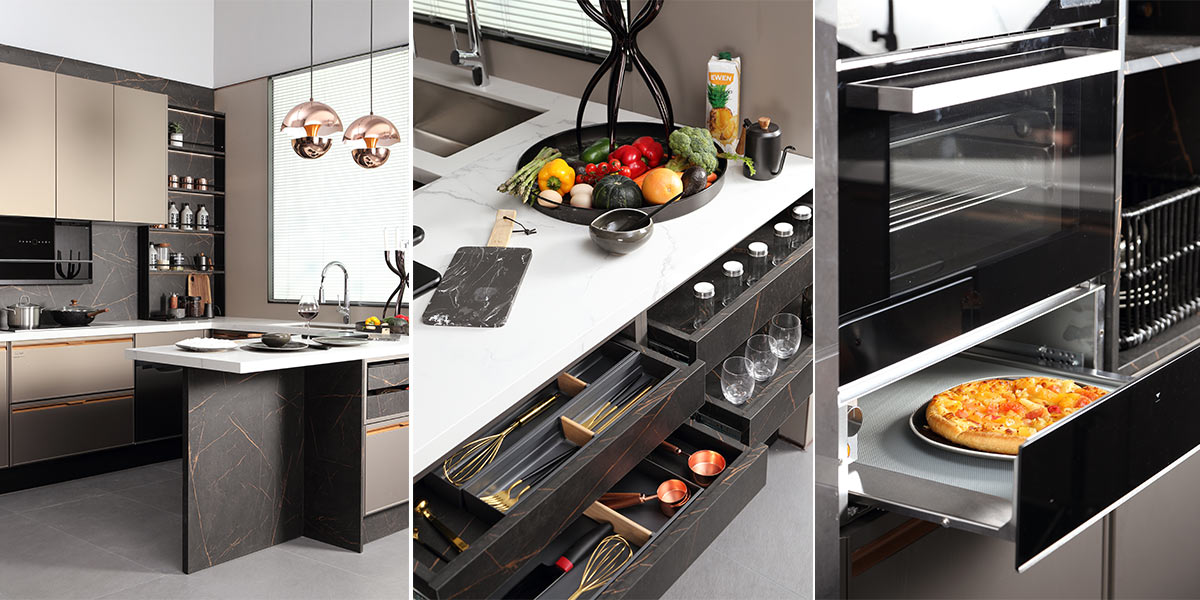 Contemporary Thermofoil Kitchen Cabinet Set Contemporary Thermofoil Kitchen Cabinet Set