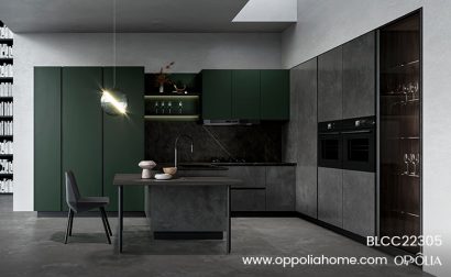 Modern F-shaped Kitchen Cabinets