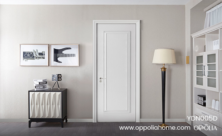 Shaker 1 Panel White Prehung Interior Door