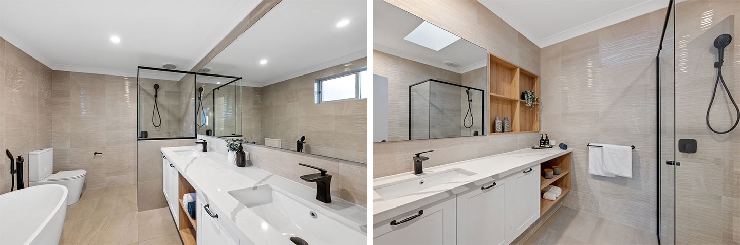 White Shaker Kitchen and Bathroom Project in Perth, Australia
