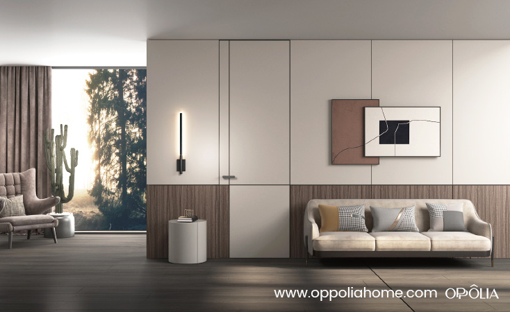 Floor to Ceiling Tall Modern Flush Door OBD22-M01