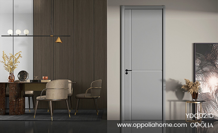 Light Grey PVC Wooden Internal Door