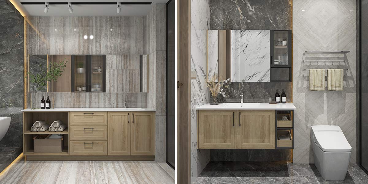 Transitional Shaker Style Bathroom Vanity Transitional Shaker Style Bathroom Vanity