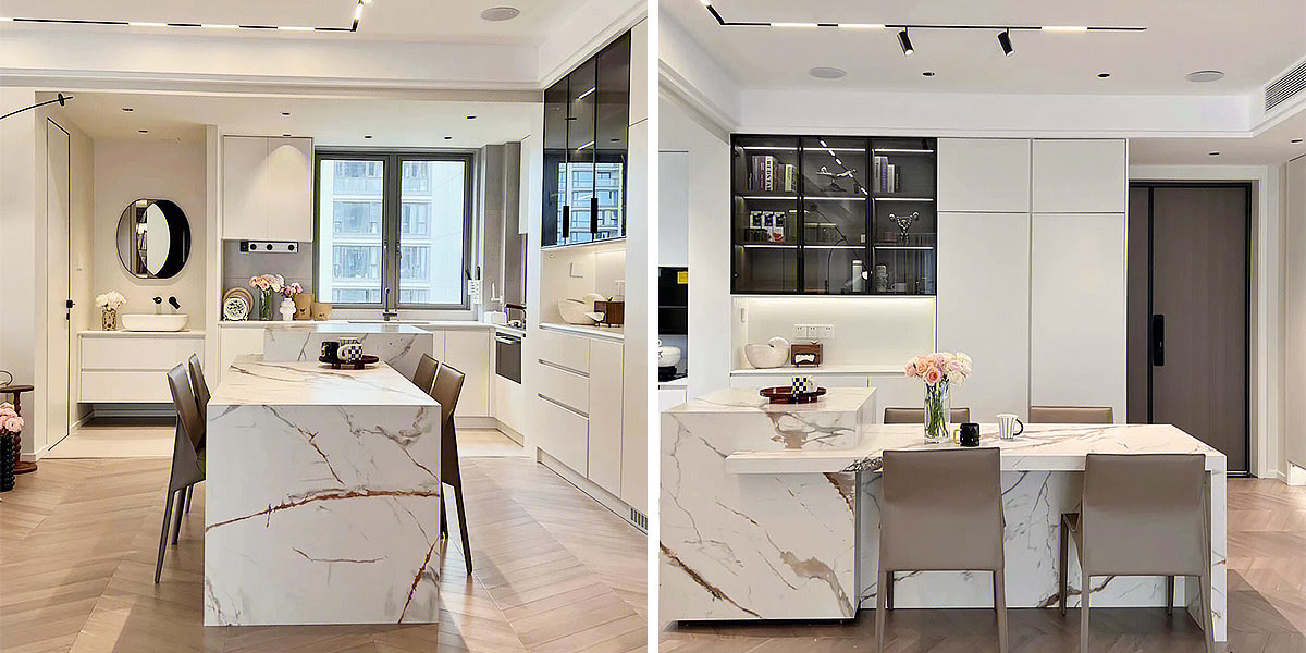 White Kitchen Project for Small Apartment White Kitchen Project for Small Apartment