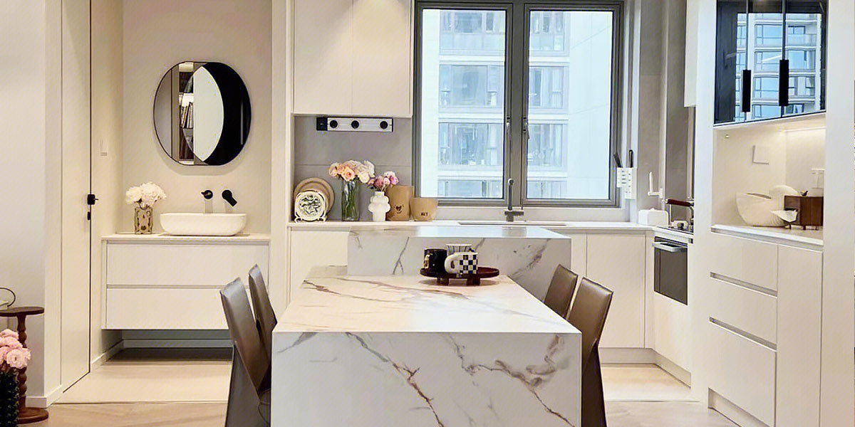 White Kitchen Project for Small Apartment White Kitchen Project for Small Apartment