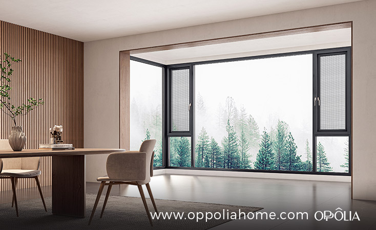 Aluminium Flush Casement Window