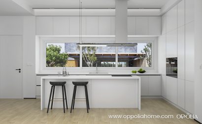 Minimalist Kitchen Design in White