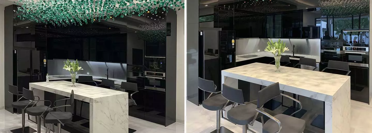 Modern Luxury Villa Kitchen Project in Hua Hin, Thailand
