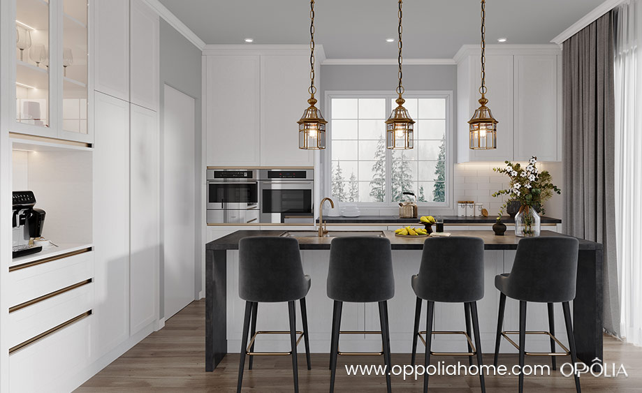 Contemporary Handleless Shaker Kitchen