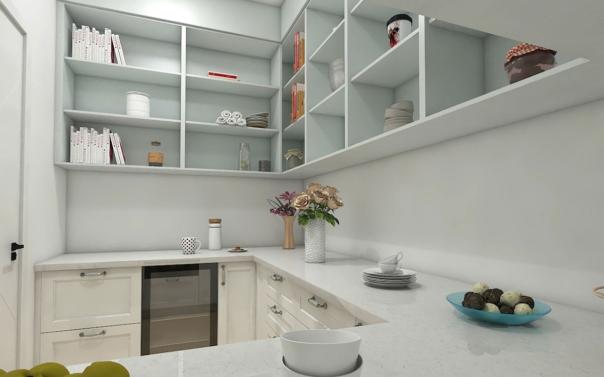 Walk In Pantry Custom Cabinets