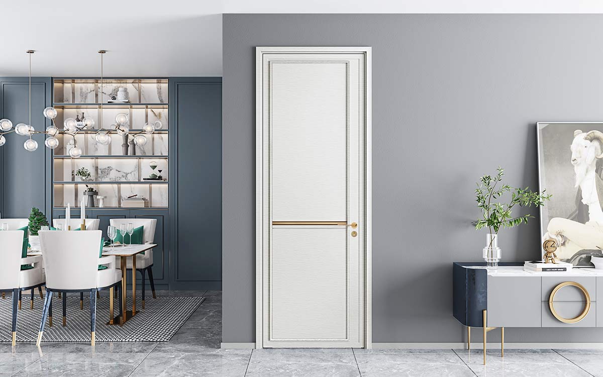 1-Panel Door in White Oak Finish 1-Panel Door in White Oak Finish