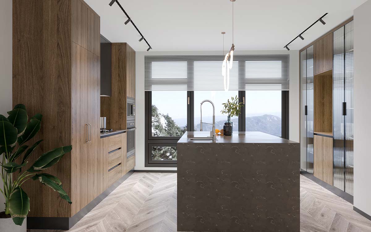 Parallel Kitchen with Island