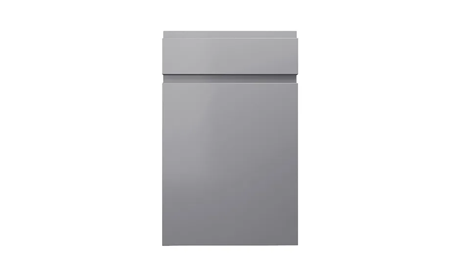 J pull matt gray lacquer RTA cabinet door