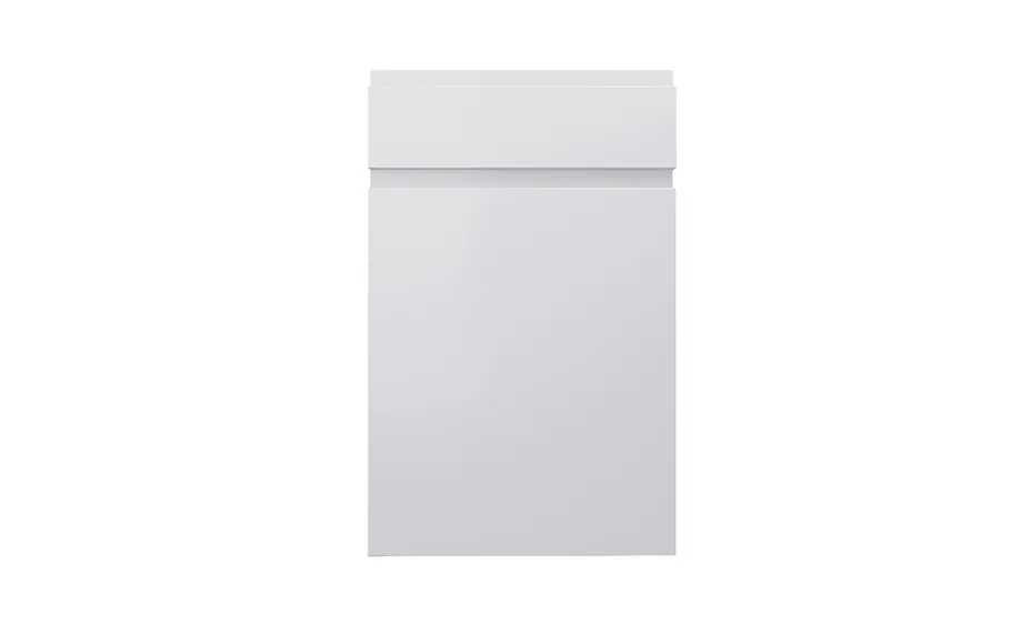 J pul matt white lacquer RTA cabinet door