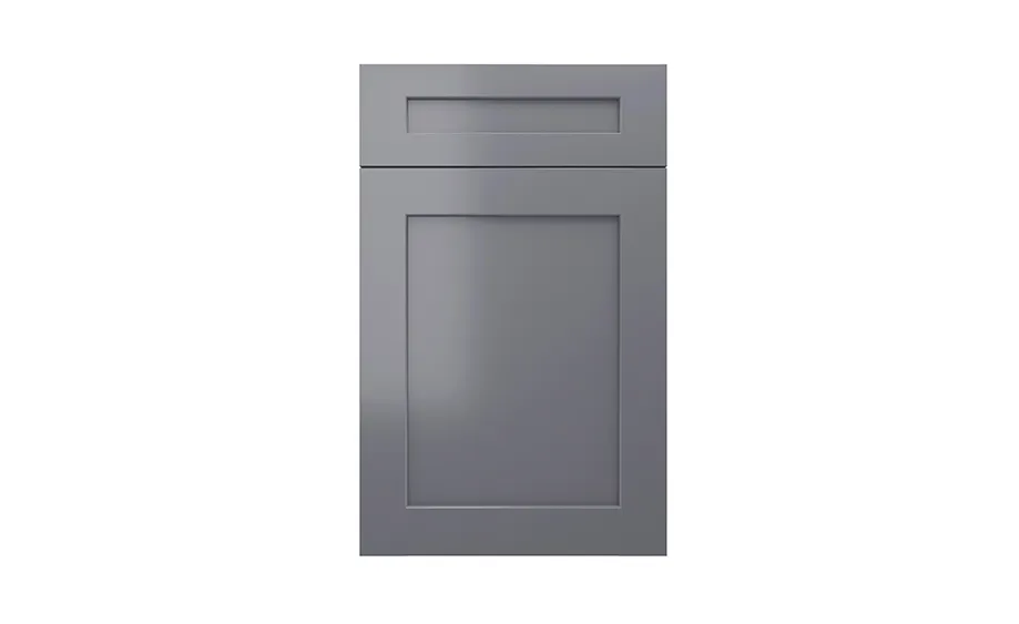 gray shaker RTA cabinet door