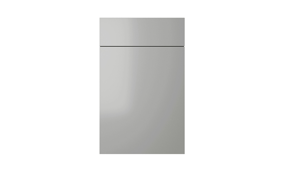 Flat Pack Cabinets in Matte Light Grey