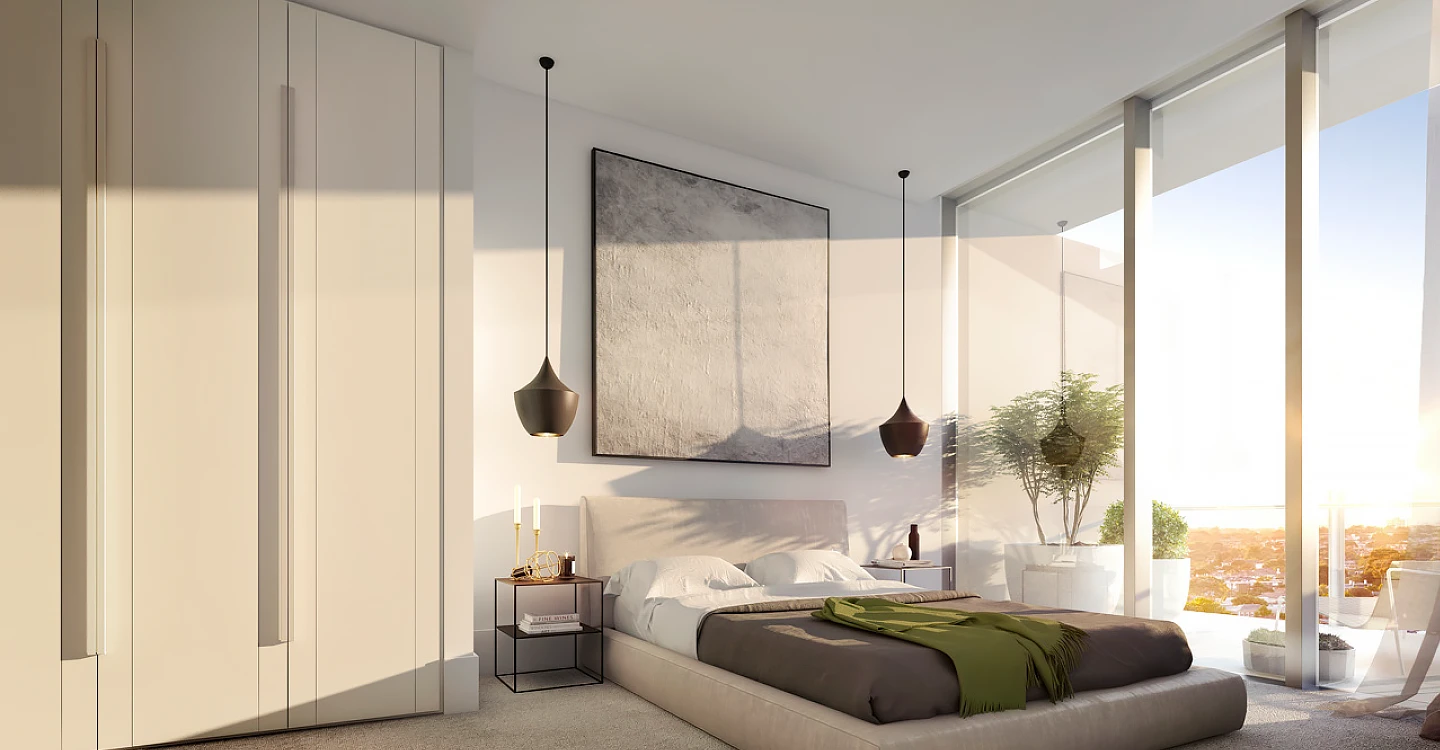 modern minimalist white wardrobe for bedroom