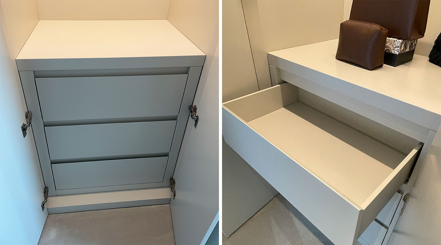 Bespoke Fitted Wardrobe Project in London UK