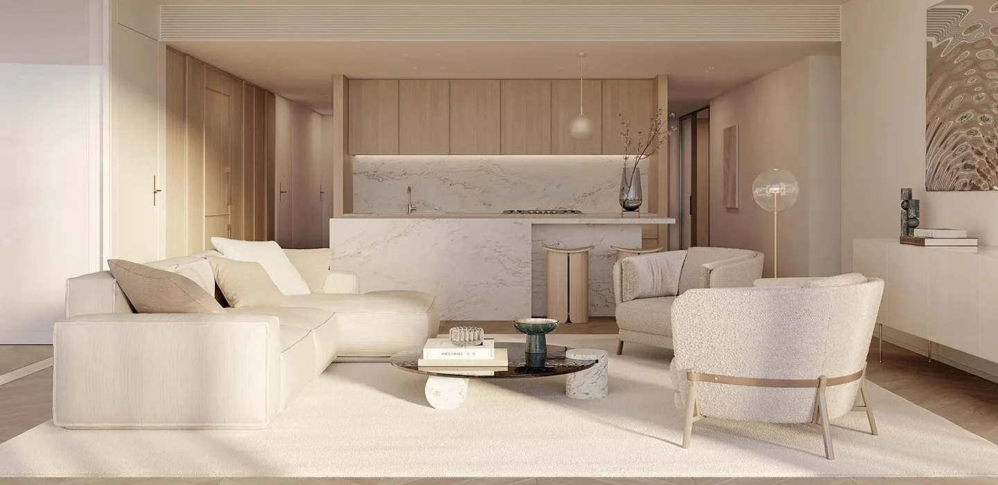 Wood Veneer Cabinets Project in Sydney Australia