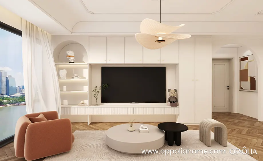 Cream Interior Design Warm White Fitted Furniture