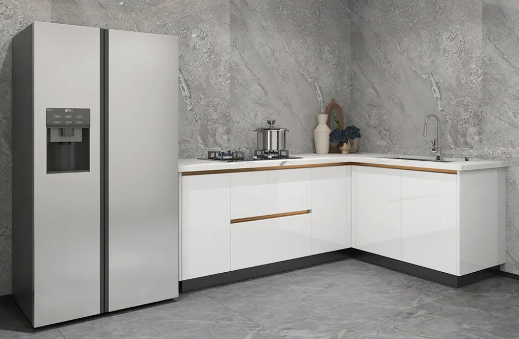 Contemporary Symmetrical Kitchen Wet Bar